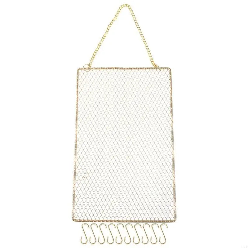 Portagioielli da Parete in Metallo e Legno