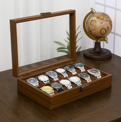 Boîte à montres homme en bois