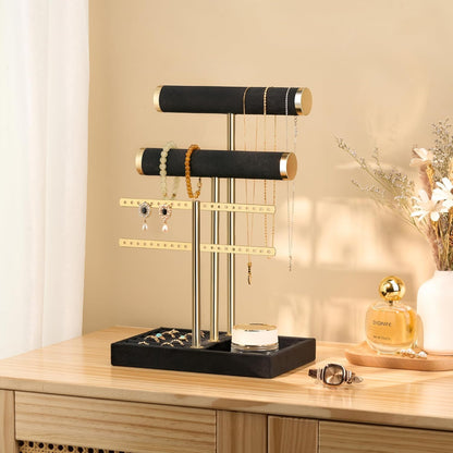 Porte bijoux design noir