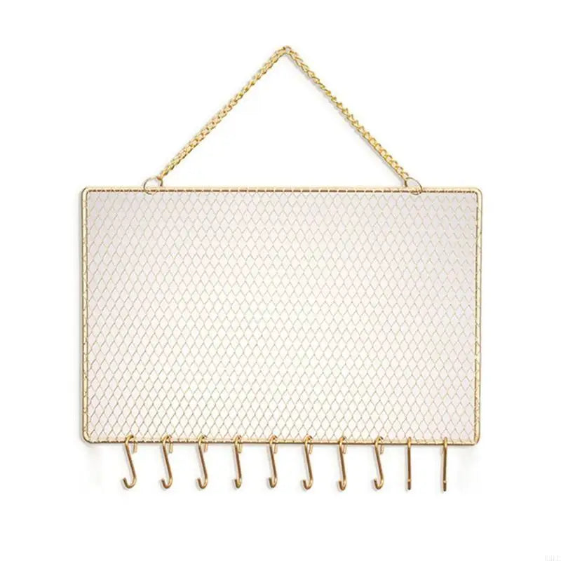 Portagioielli da Parete in Metallo e Legno