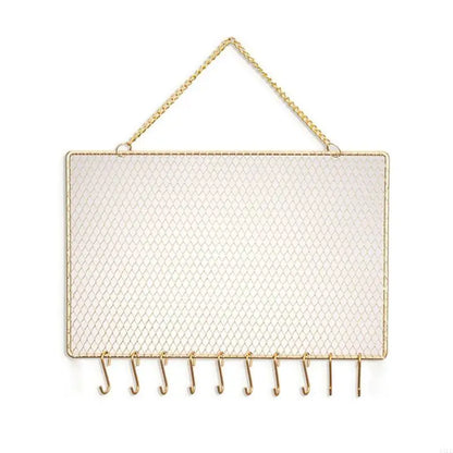 Portagioielli da Parete in Metallo e Legno