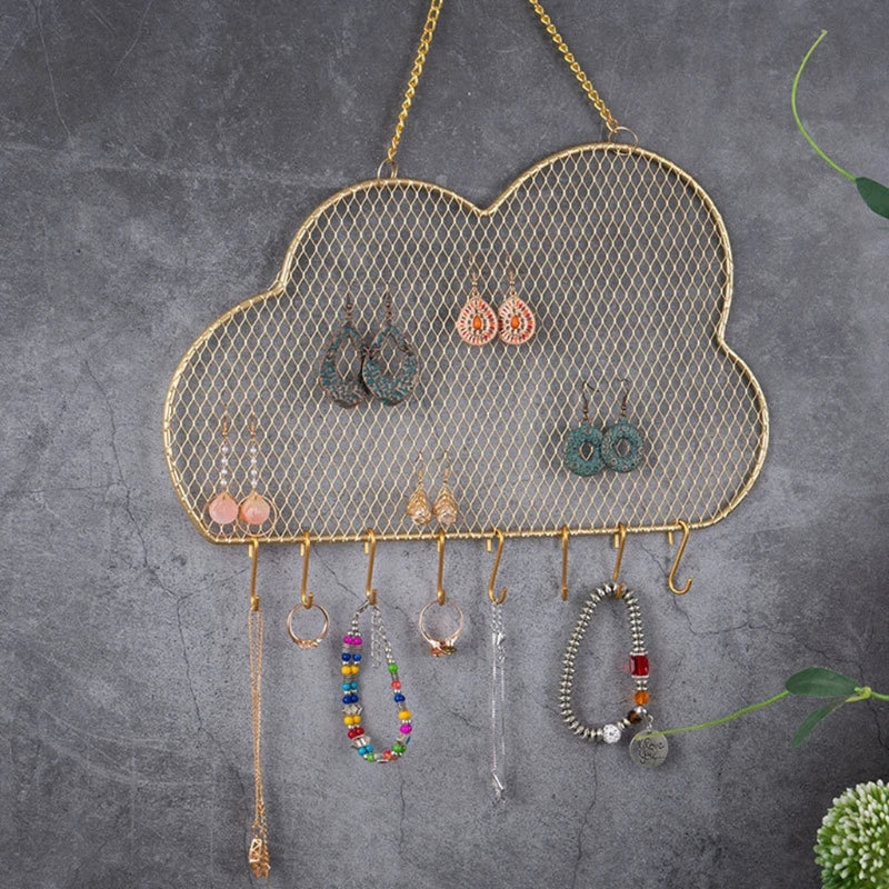 Porta Gioielli da Parete a Forma di Nuvola