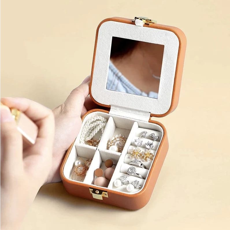 Scatolina Porta Gioielli con Specchio Integrato